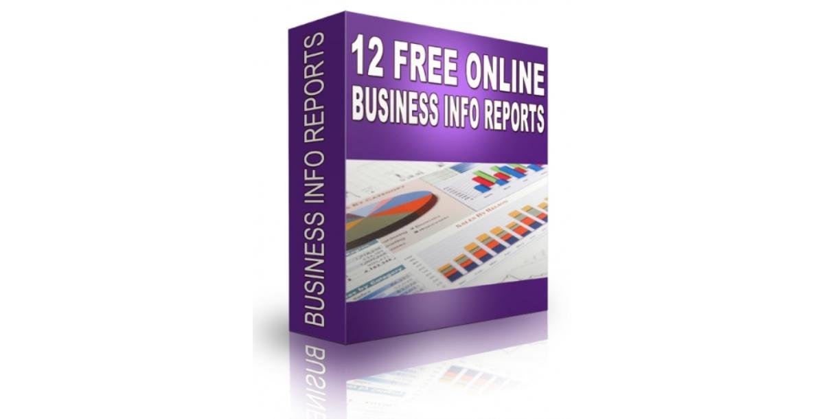 12 Free Online Business Info Reports-9431