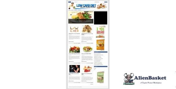 Low Carb Diet PLR Niche Blog-4033