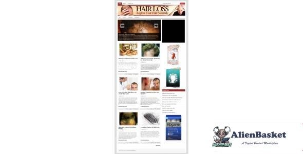 Hair Loss PLR Niche Blog-918