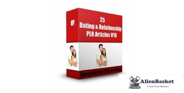 25 Dating & Relationship PLR Articles V16-7787