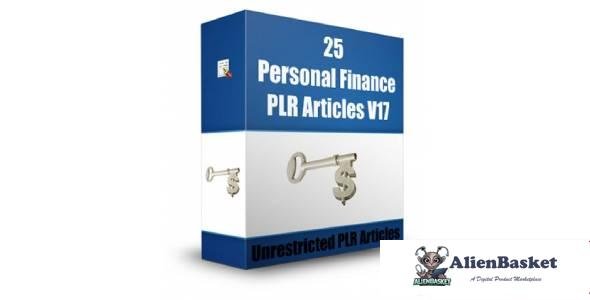 25 Personal Finance PLR Articles V17-9464