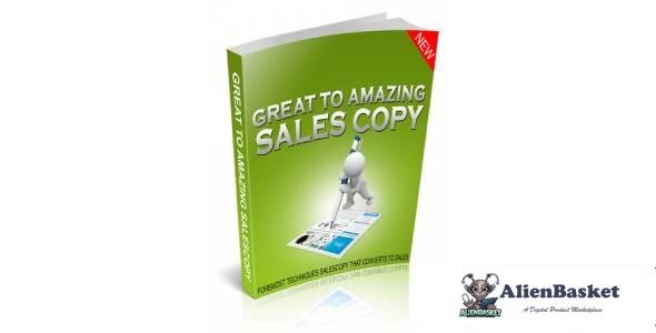 Great to Amazing Sales Copy-4087