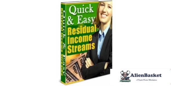 Quick & Easy Residual Income Streams-8437