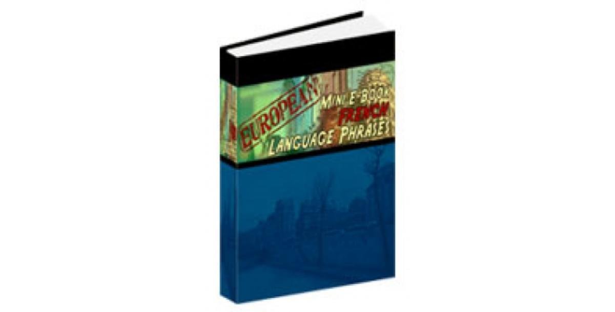 European Mini E-Book French Language Phrases-5250