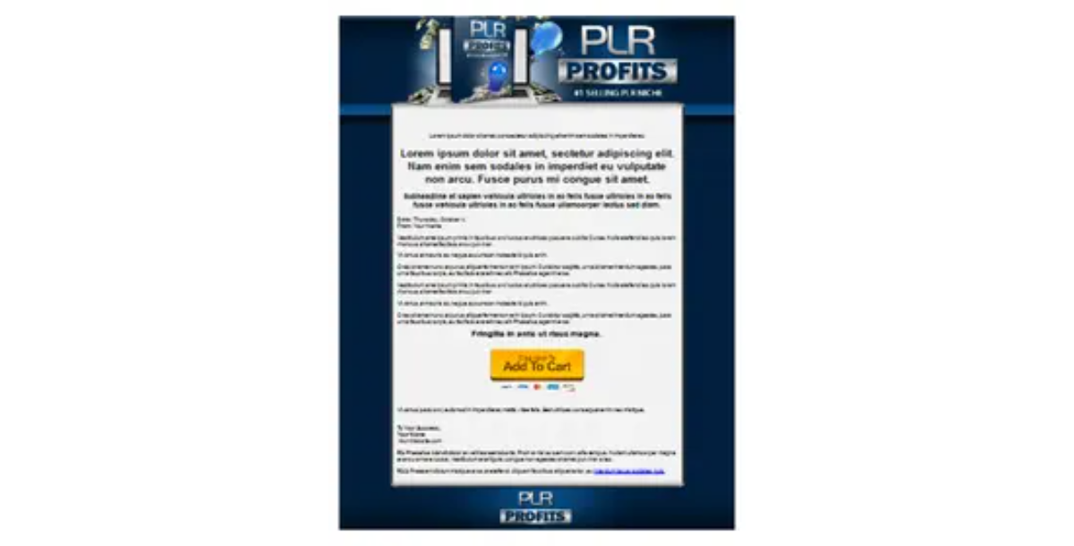 PLR Profits Template-9407