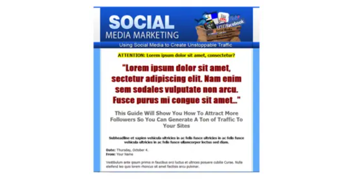 Social Media Marketing Template-3885