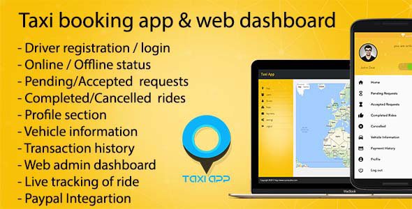 115056 Taxi application Android solution + Dashboard v2.1 