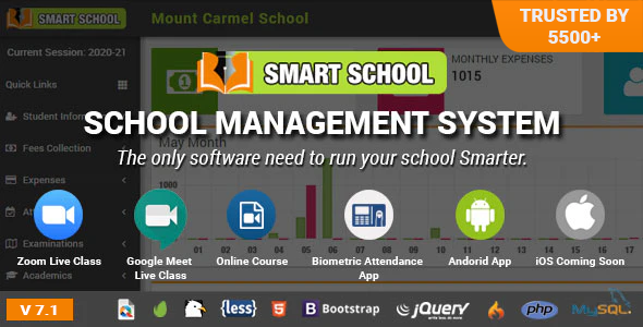 115039 Smart School - School Management System v4.2.0 