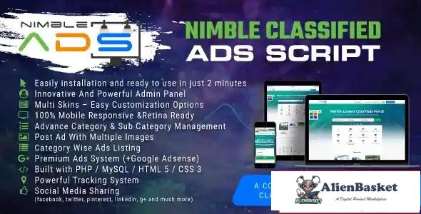 115015 Nimble Classified Ads Script – PHP And Laravel Geo Classified Advertisement CMS v1.19 