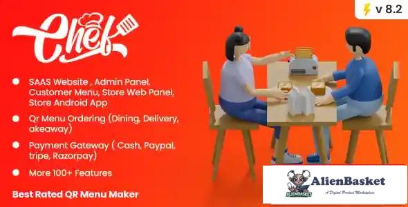 115147 CHEF - SaaS - Contactless Multi-restaurant QR Menu Maker v8.0 