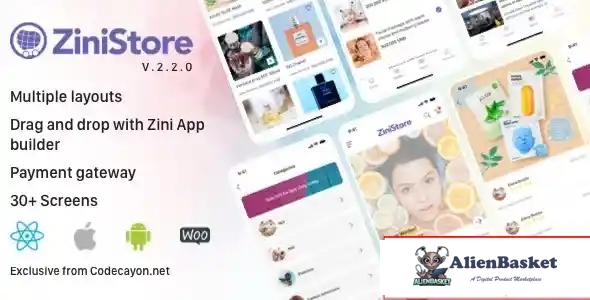 115087 ZiniStore - Full React Native Service App for Woocommerce v2.2.0 