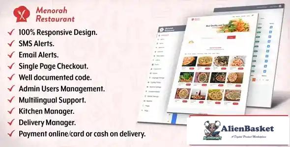 115021 Menorah Restaurant - Restaurant Food Ordering System v1.0 