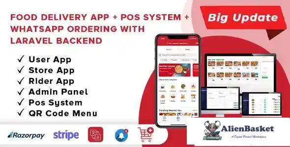 115506 Food Delivery App + POS System + WhatsApp Ordering - Complete SaaS Solution (ionic 5 & Larave