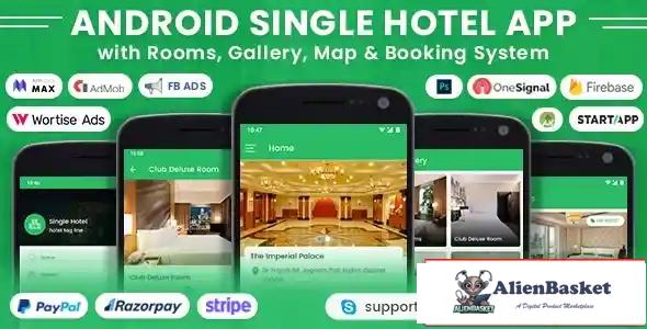 115079 Android Single Hotel Application with Rooms, Gallery, Map & Booking System v1.5.0 