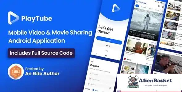 115096 PlayTube - Mobile Video & Movie Sharing Android Native Application (Import / Upload) v2.8 