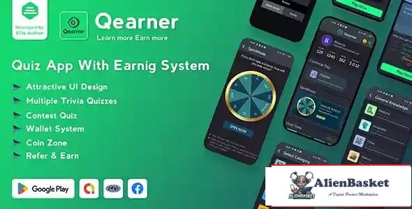 115265 Qearner – Quiz App | Android Quiz game with Earning System + Admin panel 