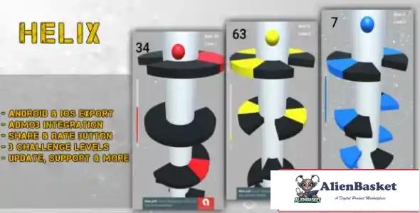 115004 Helix Jump Style - Complete Unity 3D Game Project for Android & IOS 