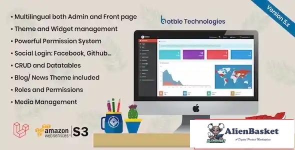 114939 Botble - Laravel CMS, CRUD generator, Modular & Theme system, Role permissions, Multilingual 