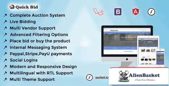 114972 AuctGlobal - Live Auction Laravel Script 