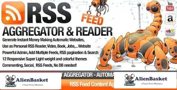 114903 RSS Aggregato - Niche Content RSS Site Builderr v3.8 