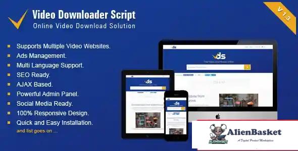 114877 Video Downloader Script - All In One Video Downloader v1.3 