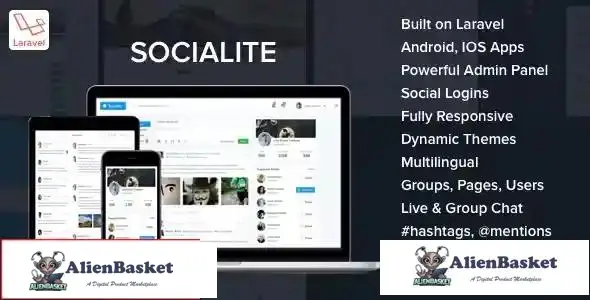 114864 Socialite - Laravel Social Network Script v3.1 