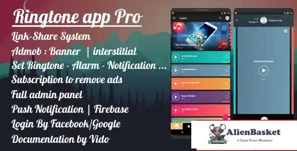 114866 Ringtone App Pro - Material Design 