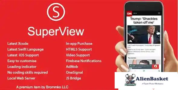 114792 SuperView - WebView App for iOS with Push Notification, AdMob, In-app Purchase v2.1.0 