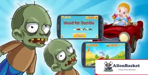 114798 Need for Zombie - Buildbox 2 Template Game 