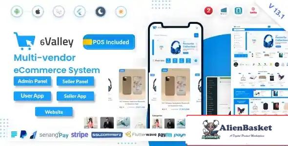 115117 6valley Multi-Vendor E-commerce - Complete eCommerce Mobile App, Web, Seller and Admin Panel 