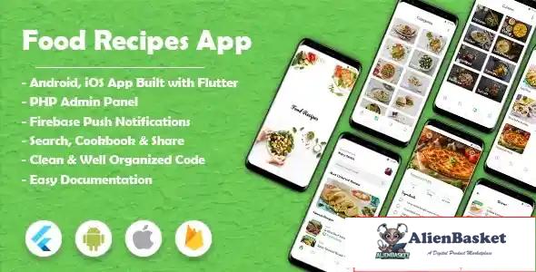 115114 Food Recipes Flutter App (Android & iOS) v1.6 