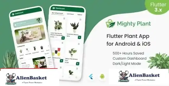 115598 Mighty Plant Shop - Flutter Full App for Nurseries with WooCommerce backend v1.0 70508