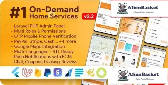 115344 On-Demand Home Services, Business Listing, Handyman Booking with Admin Panel v1.2.6 70253