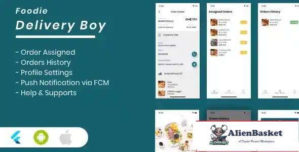 115336 Foodie Delivery Boy For Foodie Multi-Restaurants Flutter App v2.0.0 70245