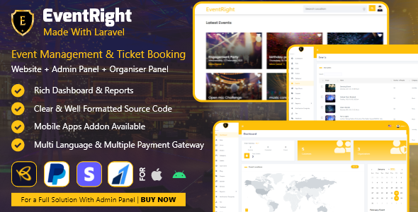 115278 EventRight - Ticket Sales and Event Booking & Management System - (saas) v6.1 