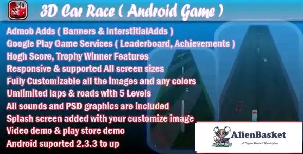 114678 3D Car Race + Leaderboard + Achievement + Admob 