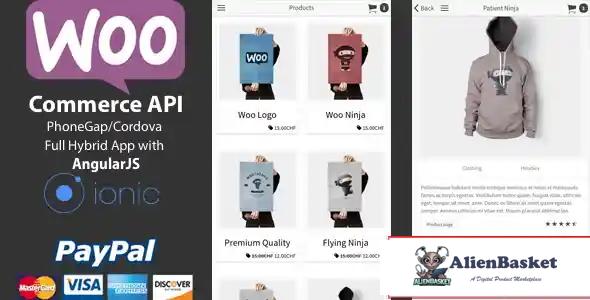 114615 Ionic WooCommerce API - PhoneGap  Cordova Full Hybrid App v1.5.0 
