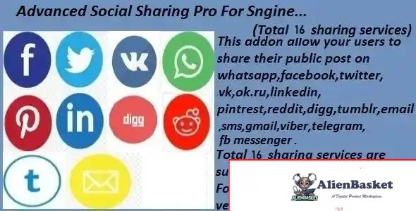115335 Advanced Social Sharing Pro For Sngine 21-Feb-22 70244