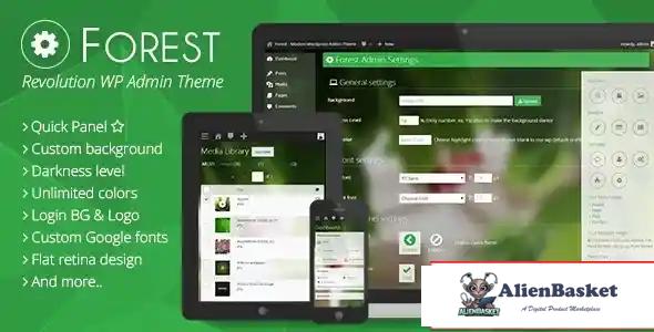 114455 Forest - Revolution Wordpress Admin Theme v1.2.5 