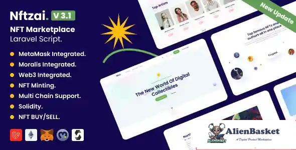 115126 Nftzai - NFT BuySell Marketplace Laravel Script v1.0 