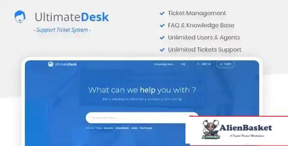 115108 UltimateDesk - Support Ticket System with Knowledge Base & FAQ v1.2 