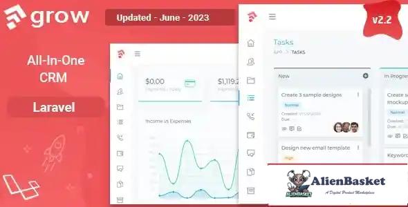115376 Grow CRM - Laravel Project Management v1.08 70285