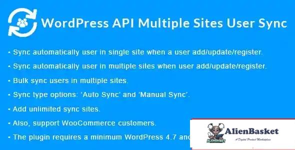 115322 WordPress API Multiple Sites User Sync v1.5.0 70231