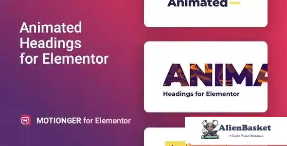 115090 Motionger – Animated Heading for Elementor v2.0.2 