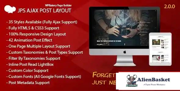 115472 JPS Ajax Post Layout - Addon For WPBakery Page Builder v2.0.0 70381