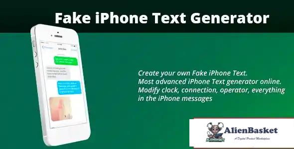 114122 Fake iPhone Text Generator 