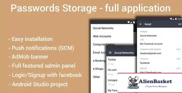114155 Passwords Storage App 