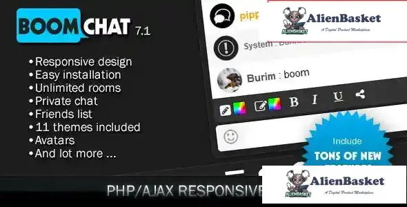 114255 Boomchat - Responsive PHPAJAX Chat v7.0 