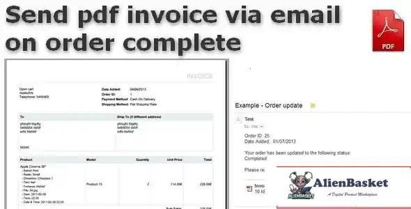 114138 Opencart Send pdf invoice via email on order Complete 