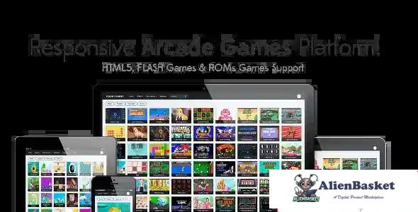 114690 Responsive HTML5, Flash Games & ROMs Games Platform - Arcade Game Script v1.2.1 